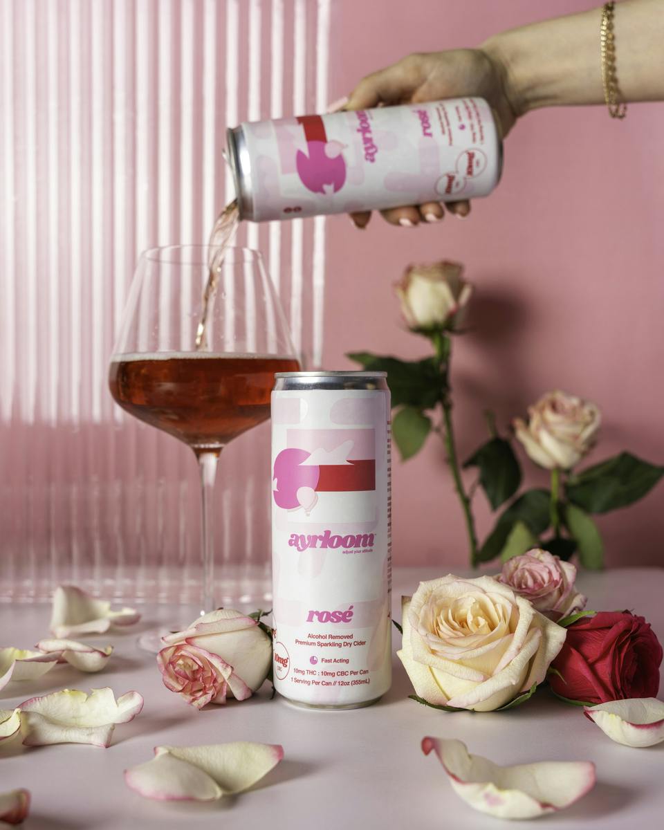 Ayrloom | Rose | Beverage | 10mg at Cannalicious