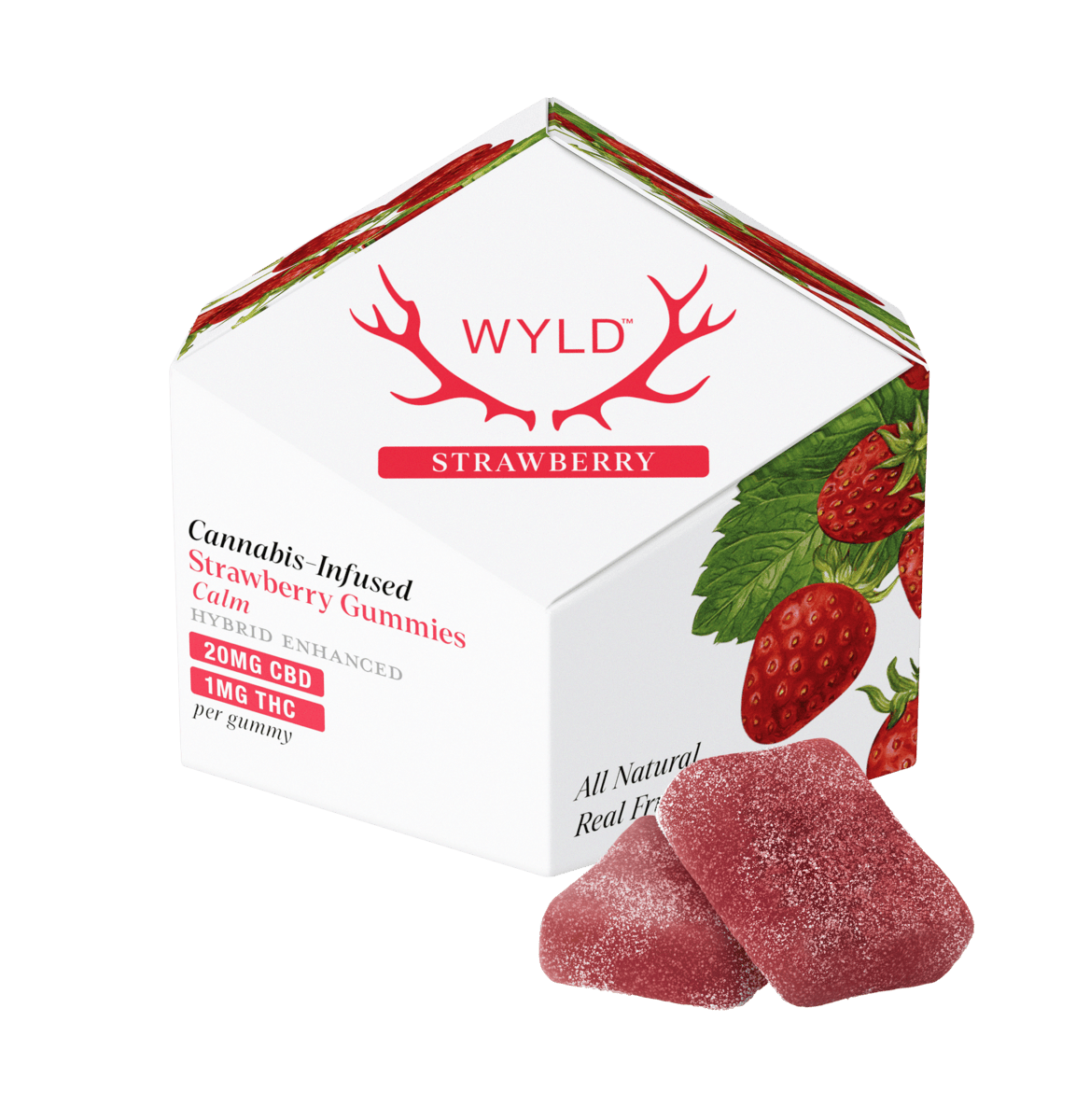 Wyld | Strawberry | Gummies | 100mg