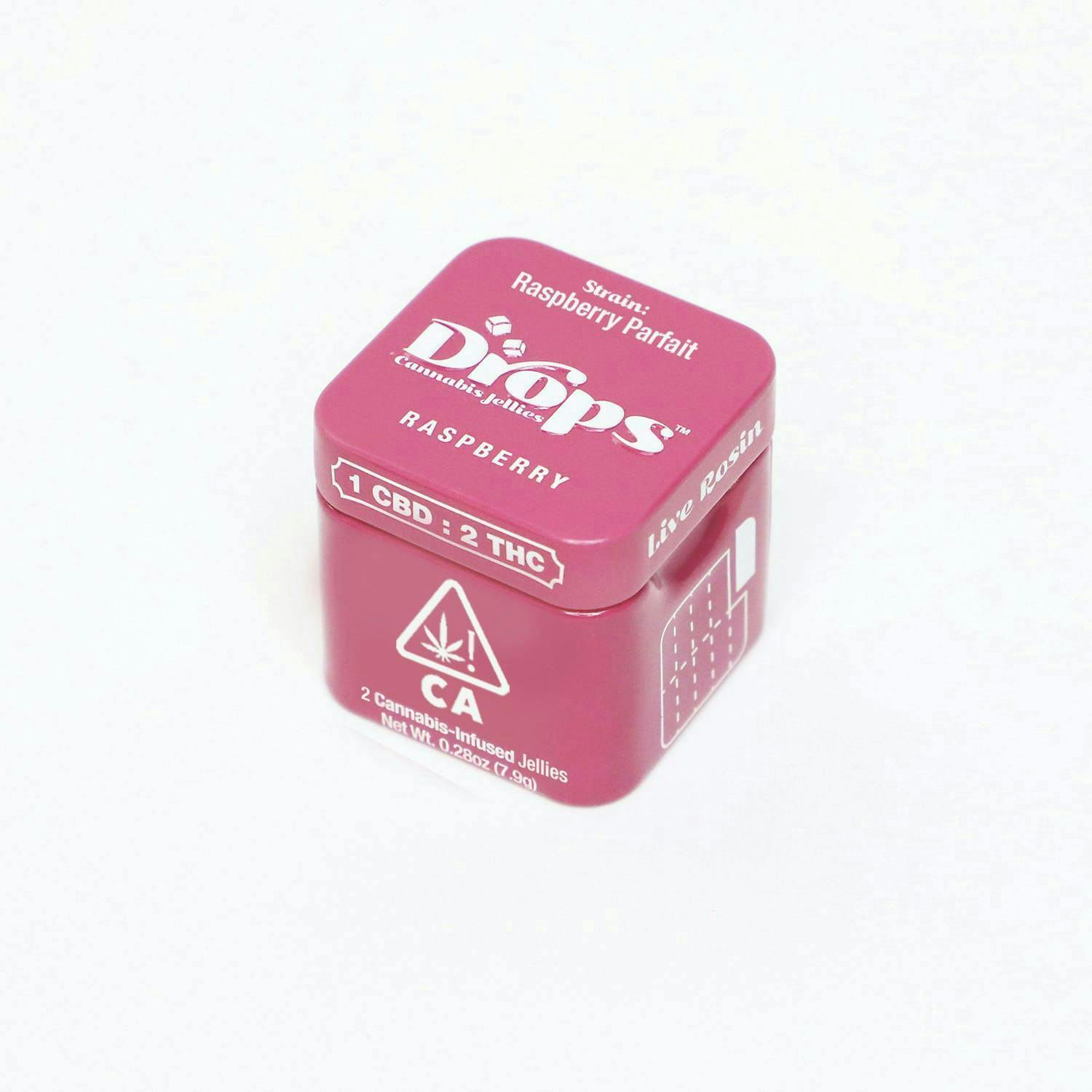Raspberry 1CBD:2THC | 100mg Single Gummy