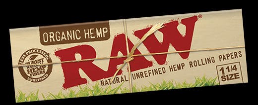 Raw | Organic Hemp Rolling Papers 1 1/4