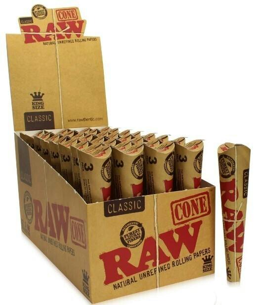 Raw | King Size Classic Cones | 3 pack