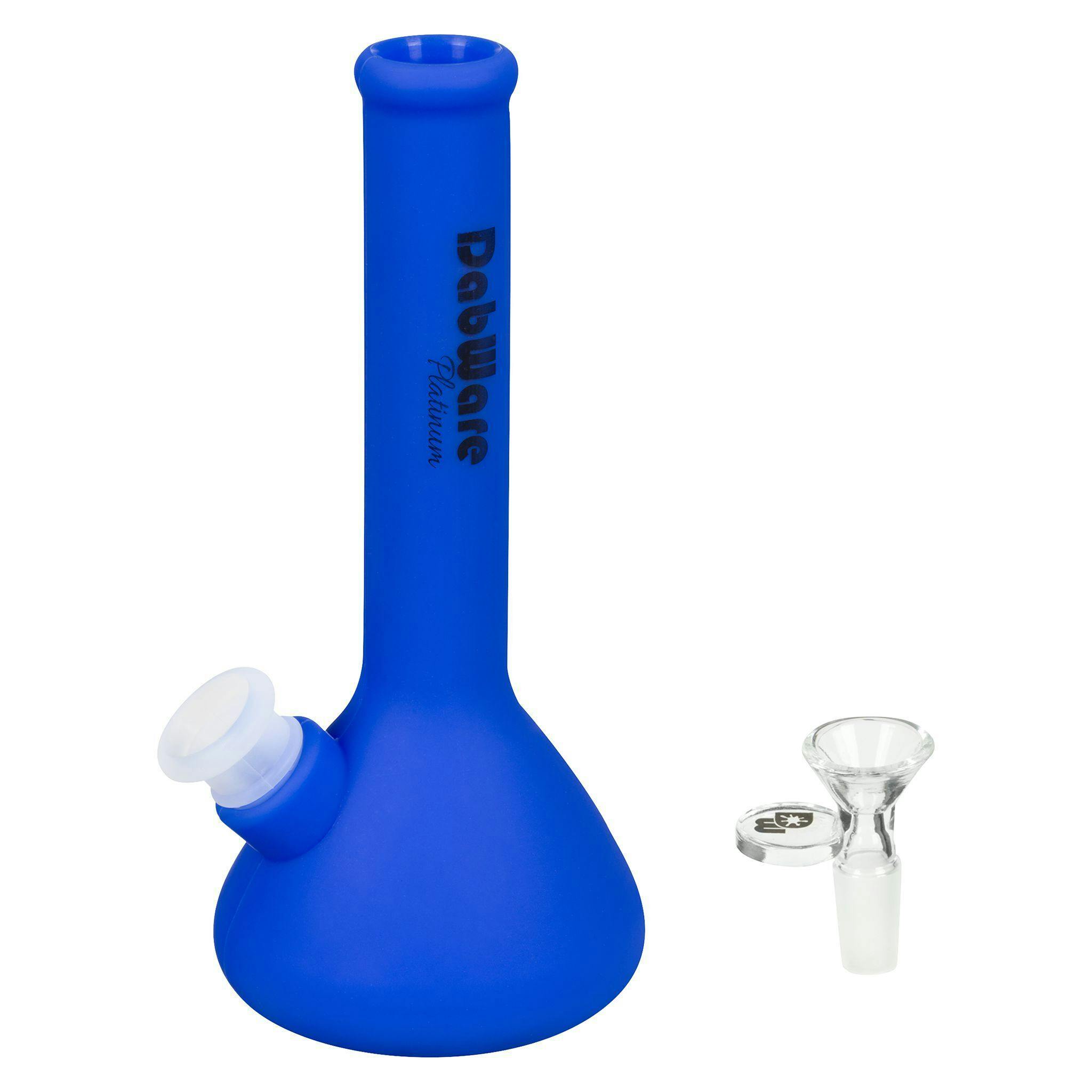 Silicone Beaker Bong - 7.5" - Blue