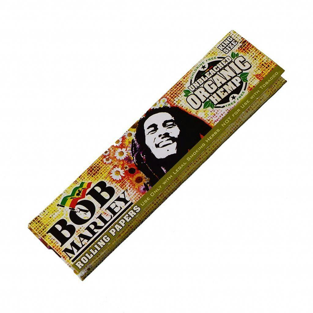 Bob Marley Unbleached Organic Hemp Rolling Papers - King Size at True 802 Cannabis