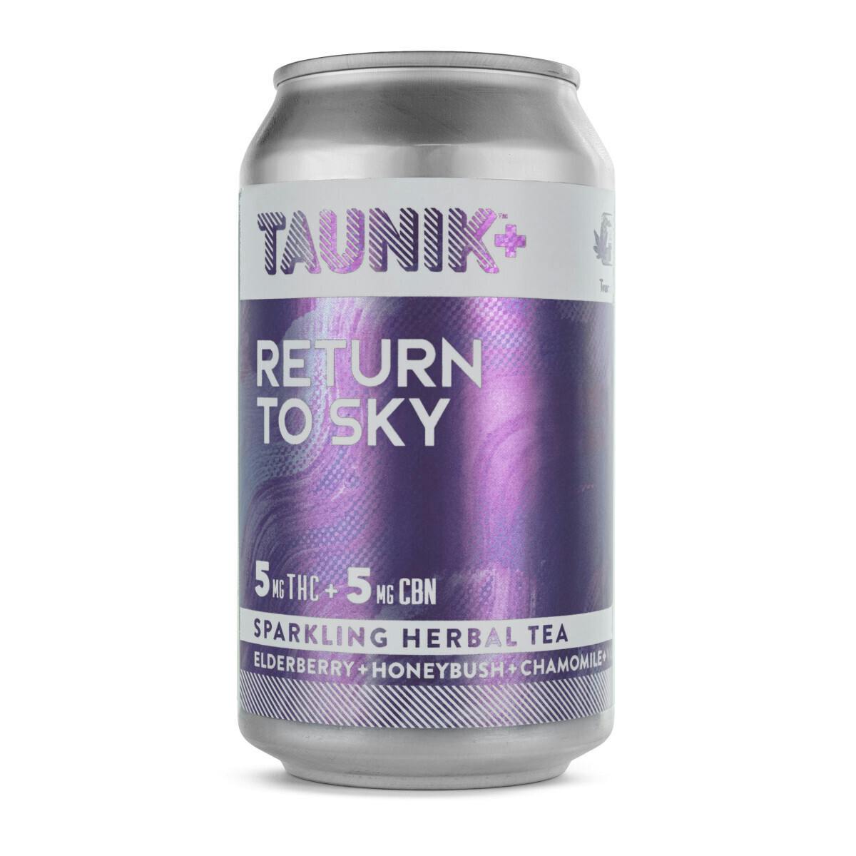 Return to Sky, 5mg THC+5mg CBN Sparkling Herbal Tea at True 802 Cannabis