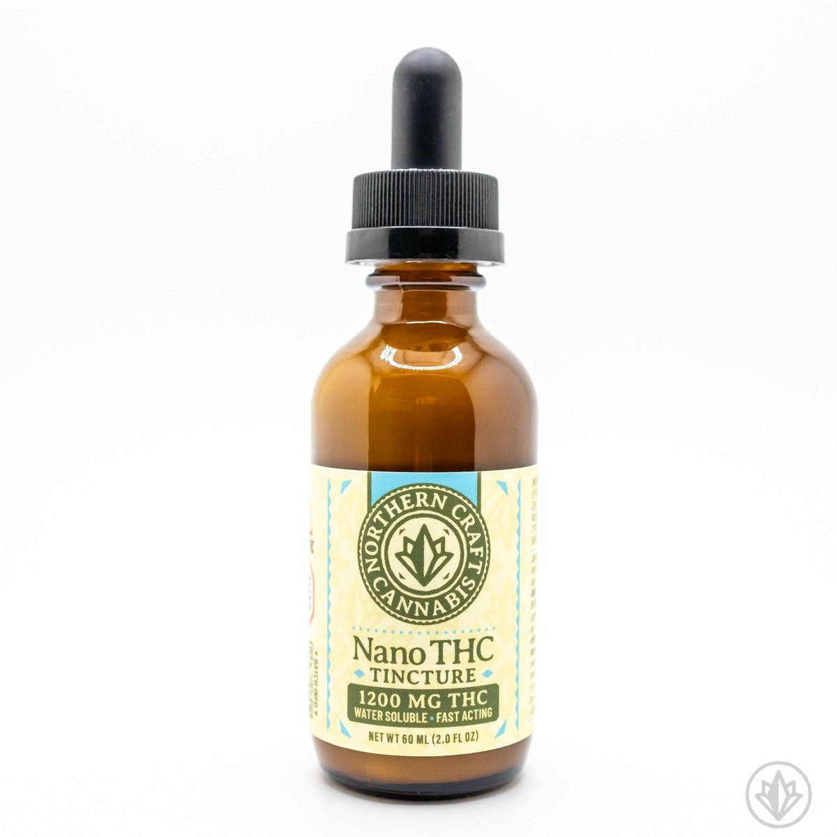 1200mg THC Water Soluble Nano Tincture at True 802 Cannabis