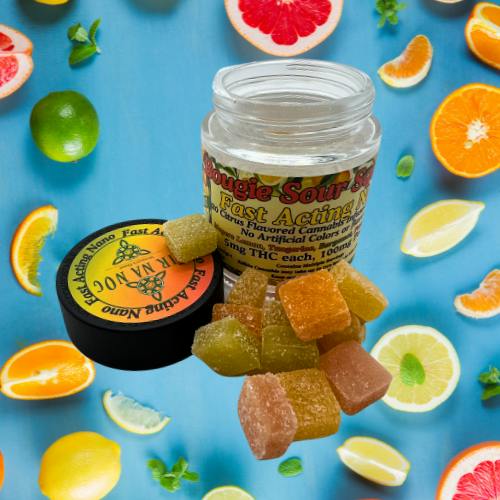 Bougie Sour Squares, 5mg 20pk Fast Acting Gummy