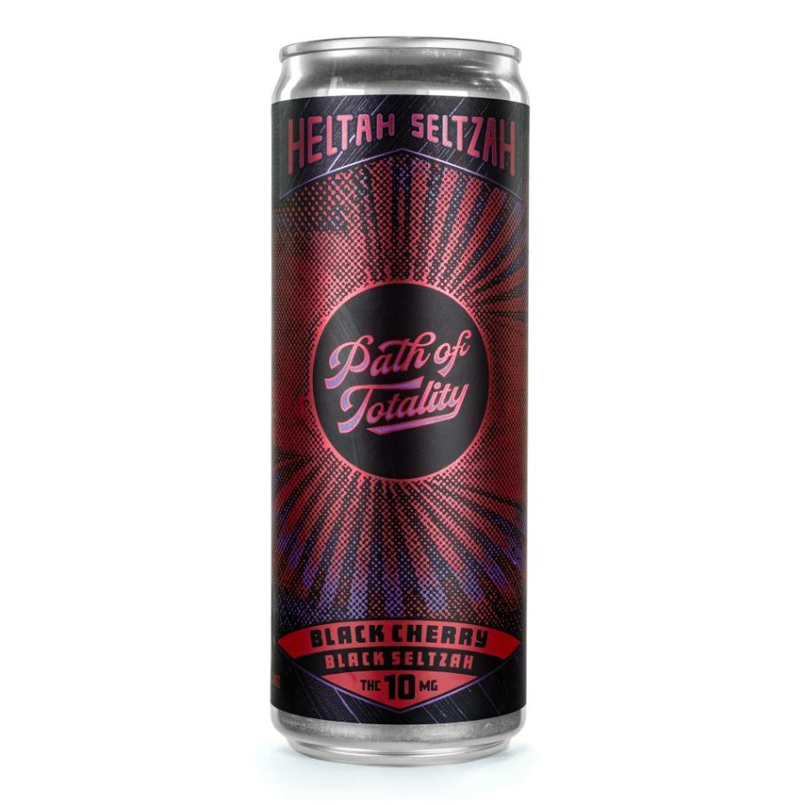 Path of Totality Black Cherry Seltzer, 10mg at True 802 Cannabis