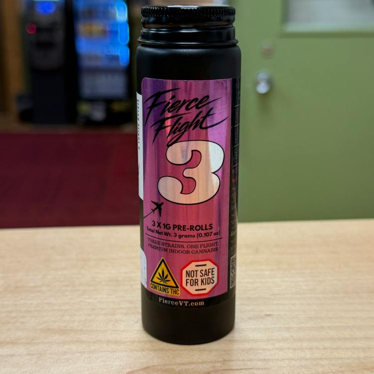 Fierce Flight, 1g Pre-Roll Variety 3pk at True 802 Cannabis