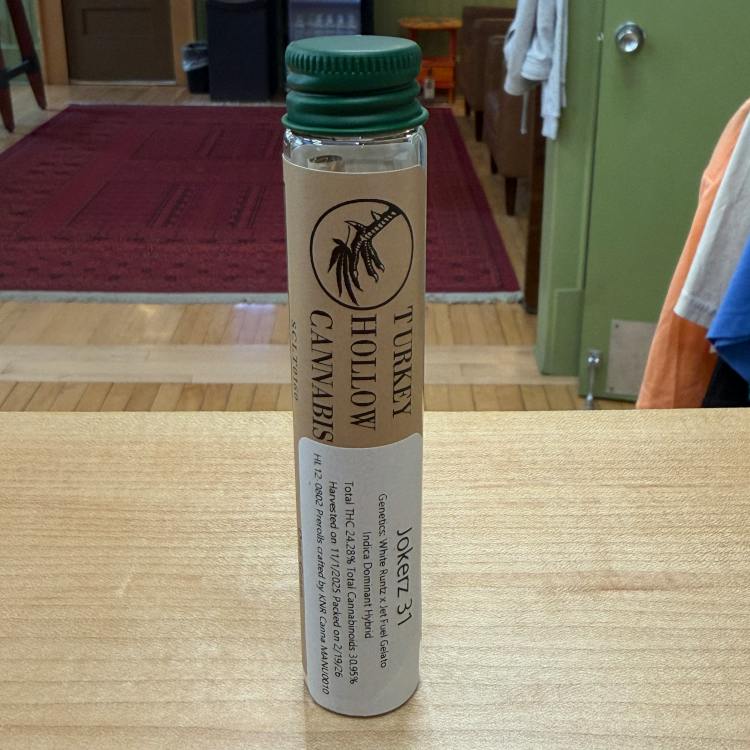 Jokerz31, 1g Pre-Roll at True 802 Cannabis