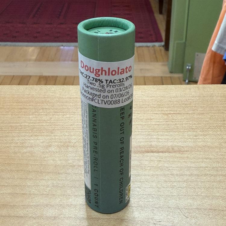 Doughlolato, 0.5g Pre-Roll 2pk at True 802 Cannabis