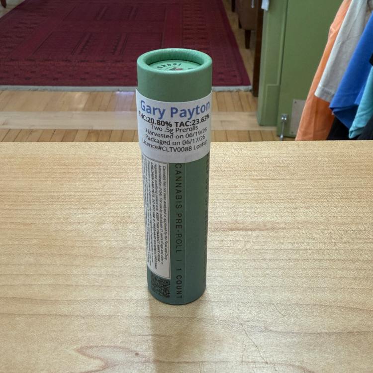 Gary Payton 0.5g, 2pk Pre-Rolls at True 802 Cannabis