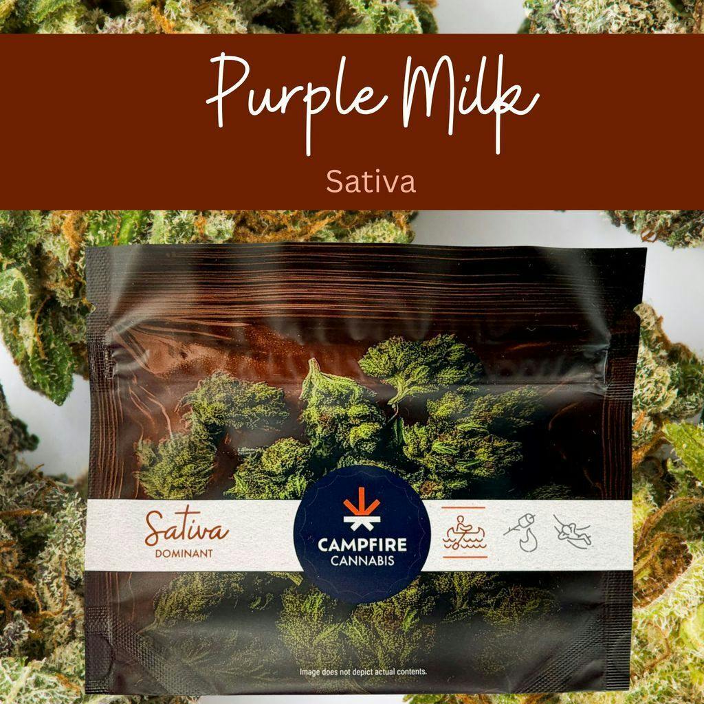 Campfire Cannabis Purple Milk Flower 4g at Legit Cannabis Dispensary