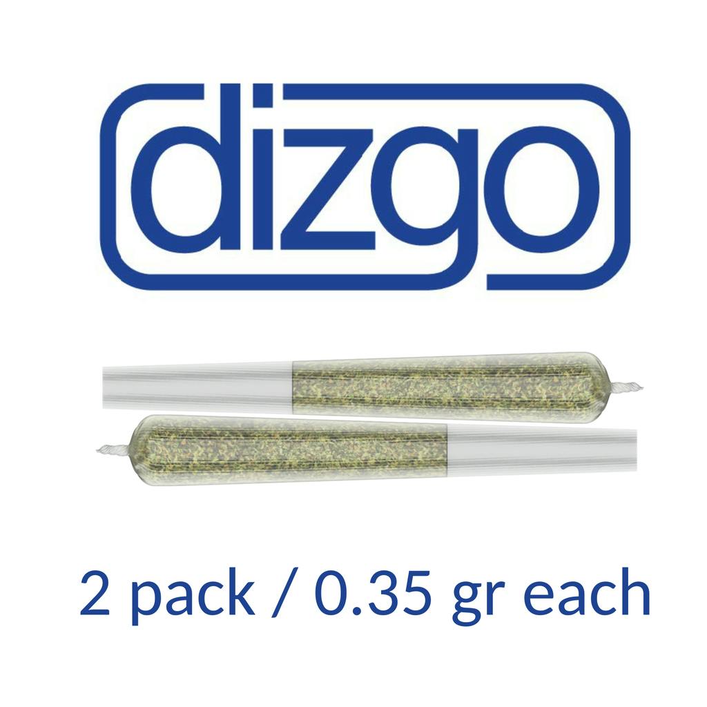 dizgo Orion 2pk - (0.35gr ea) Pre-Roll 0.35g at Dinky Dope Dispensary