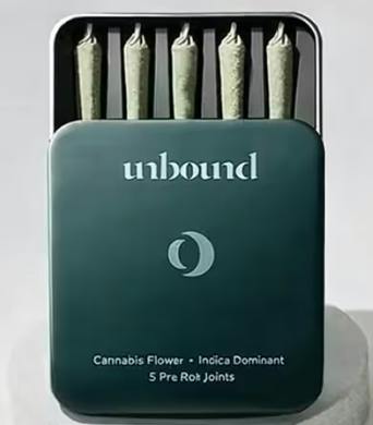 Unbound PR Frosted Runtz 5pk (0.5 G ea) PRE-ROLL 5pk (0.5g ea) at Legit Cannabis Dispensary