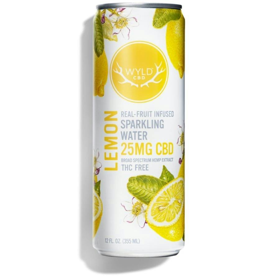 Wyld CBD Lemon Sparkling Water 25mg