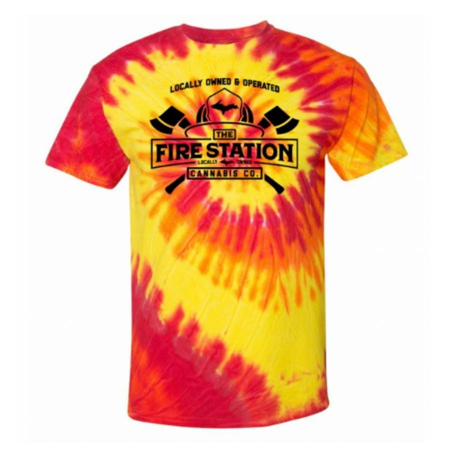 FSCC Inferno Tie Dye T-Shirt Medium