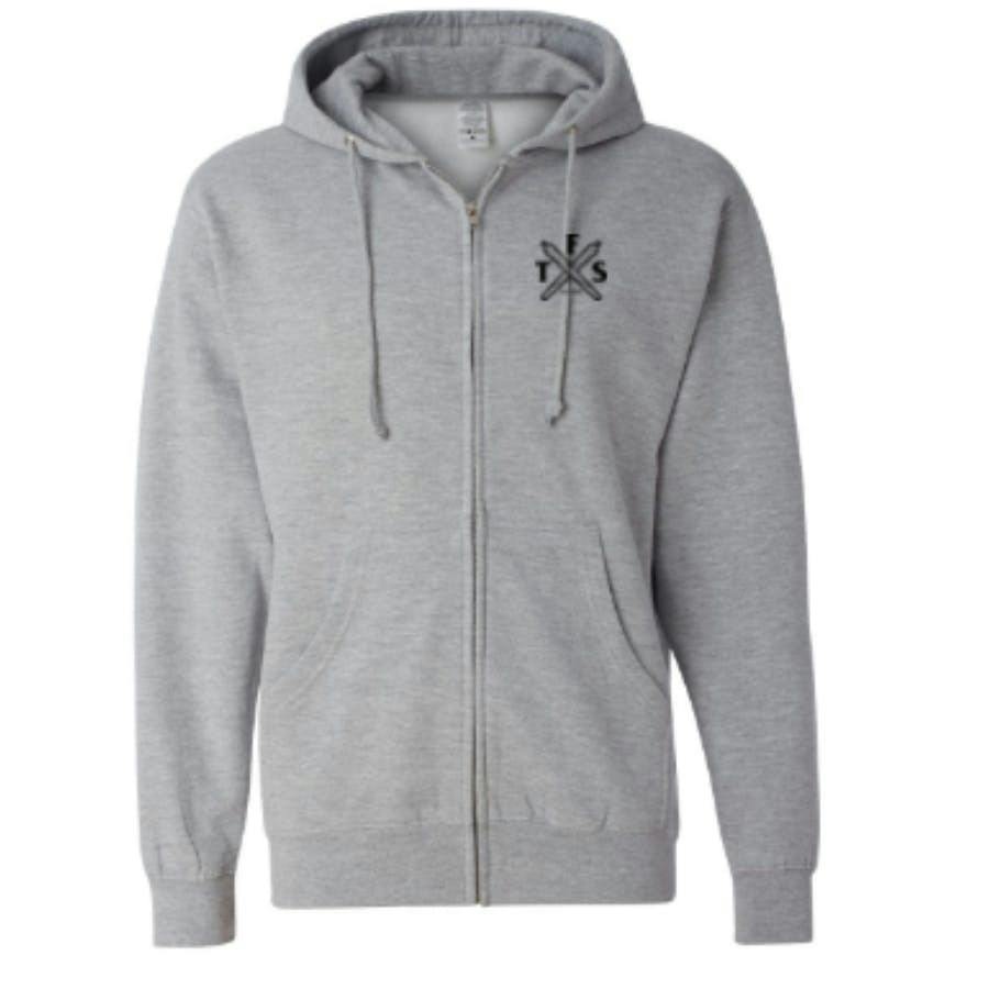 TFS Joints Full-Zip Grey Hoodie Medium