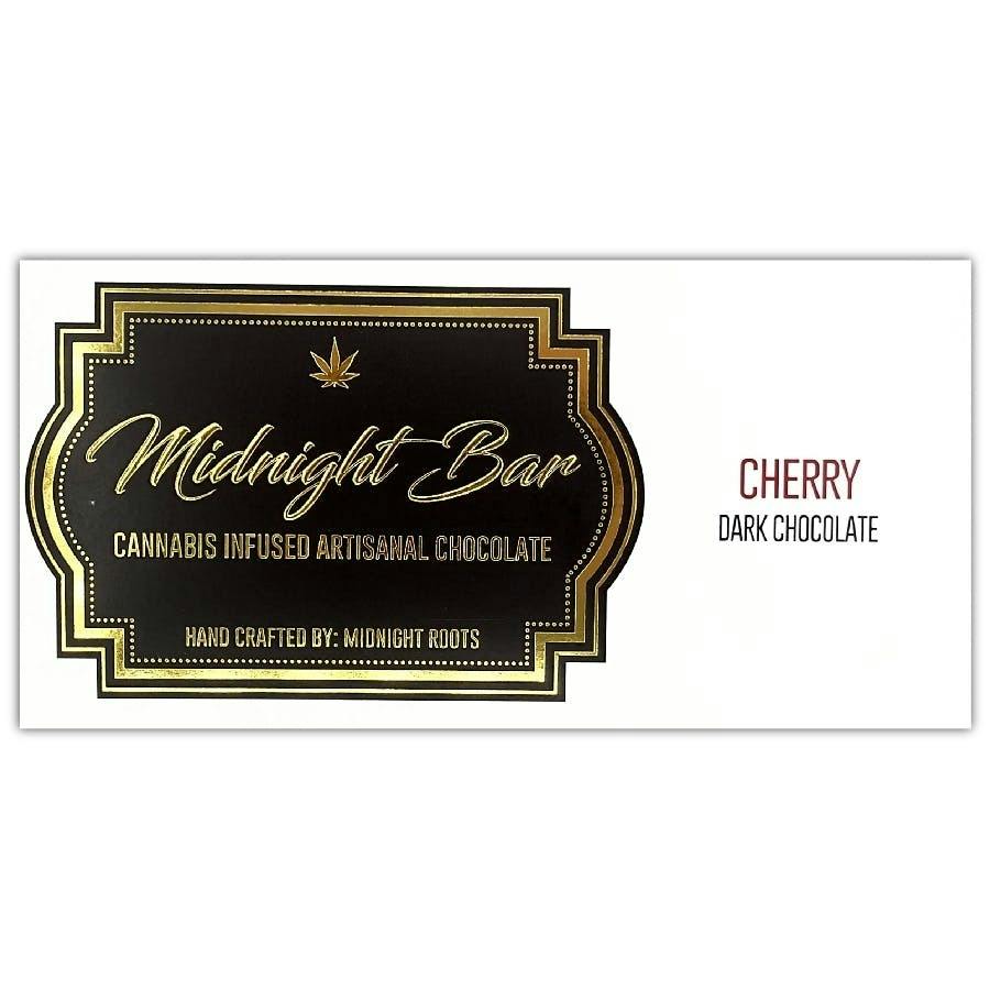 Midnight Bar Cherry Dark Chocolate 100mg - REC