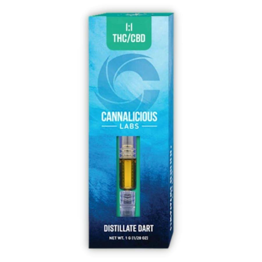 Distillate Dart 1:1 THC:CBD - REC | Cannalicious