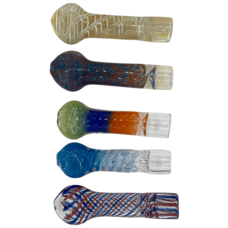 3" Assorted Glass Chillum at The Fire Station - Houghton