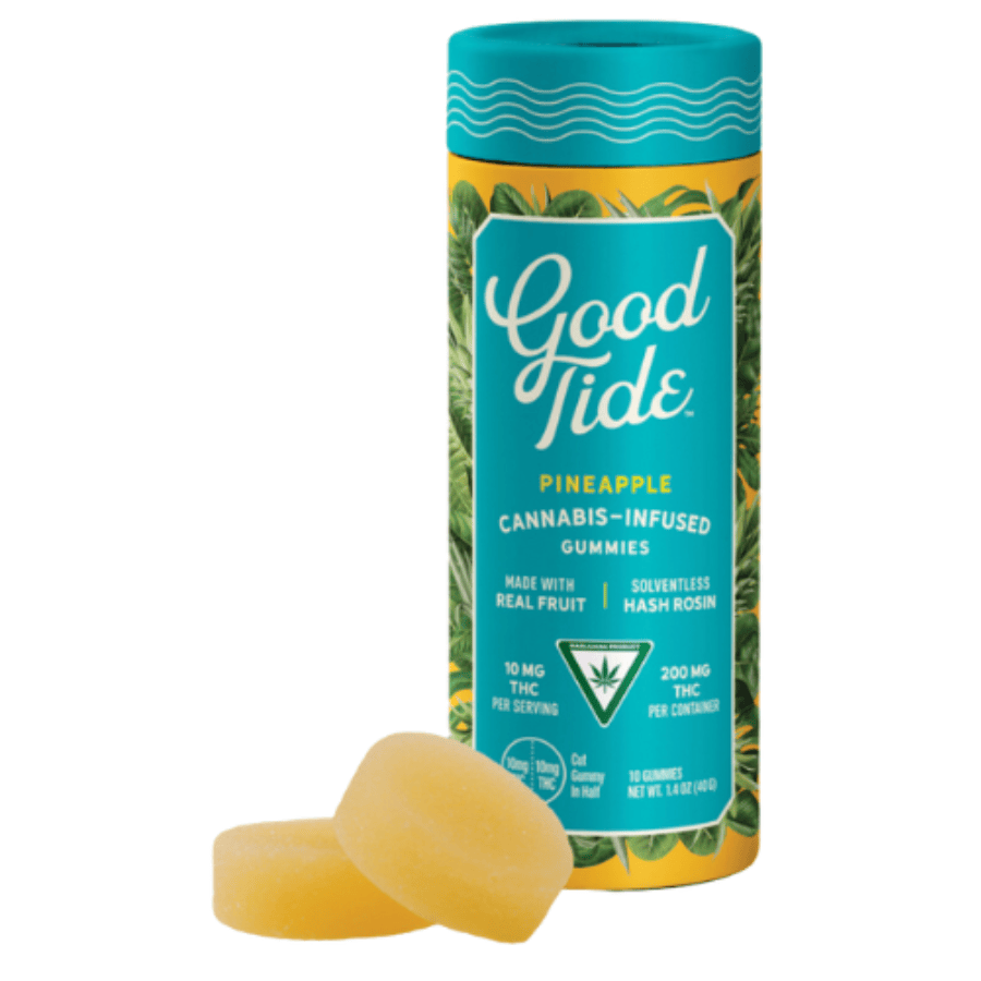 Pineapple Solventless Hash Rosin Gummies - REC
