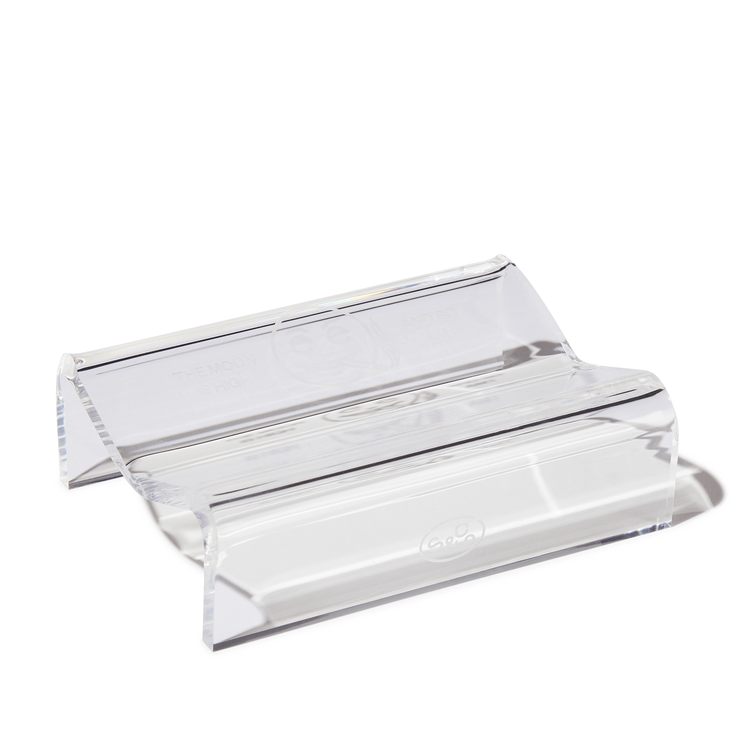 Sackville & Co Clear Acrylic Rolling Stand