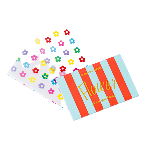 Edie Parker Rainbow Flower Rolling Papers (40ct)