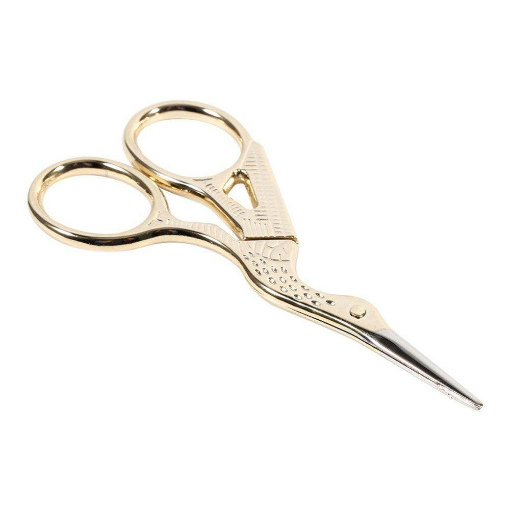 Rogue Paq Gold-Tone Crane Bud Trimming Scissors