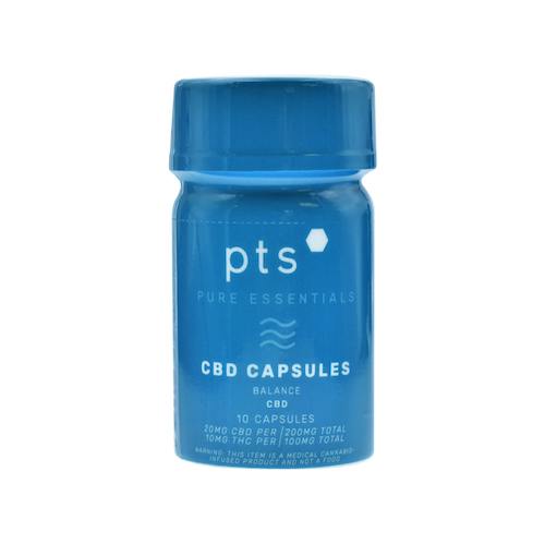 Pure Essentials CBD Capsules 100mg (10ct)