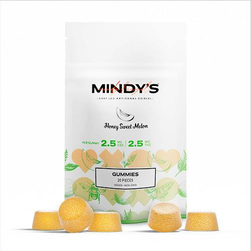 Mindy's Honey Sweet Melon 1:1 Gummies 50mg (20ct)