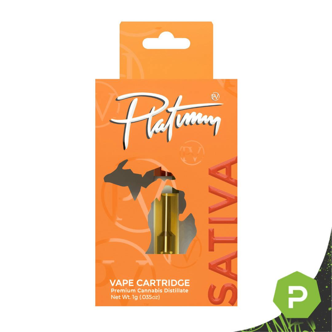 Platinum Vape - Raspberry Crave (Sativa) 1g cartridge