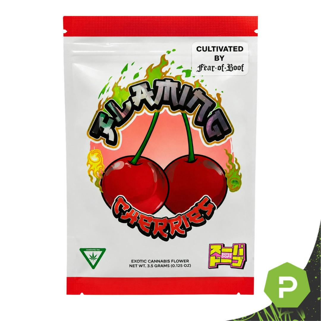 Super Dope | 3.5g Prepackaged Flower | Flaming Cherries