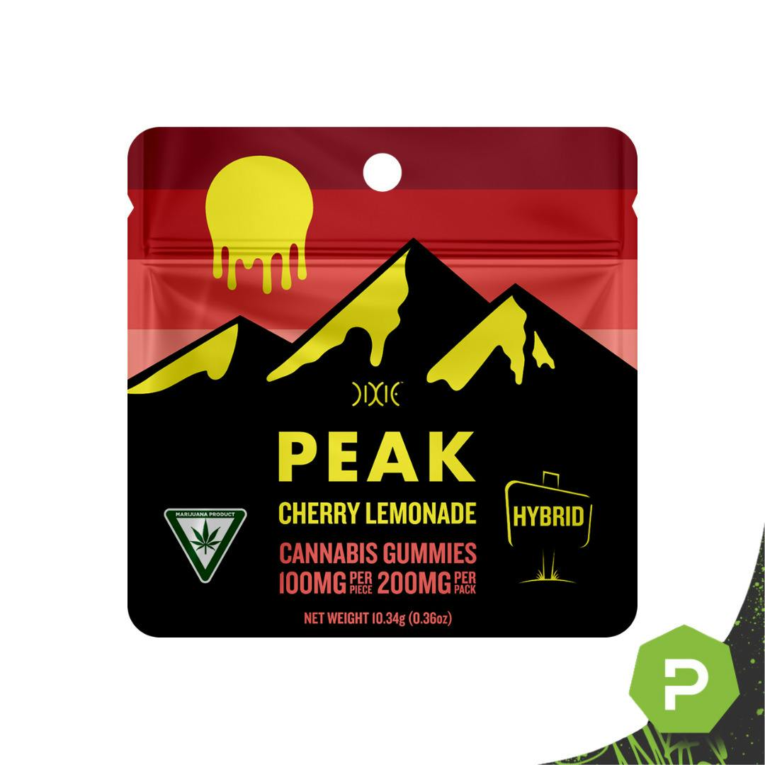 PEAK | Lemon Cherry Gummies | 200mg | 2ct | 100mg/ea