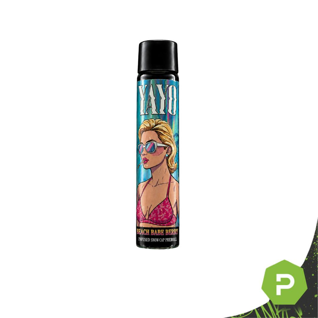 Yayo | 1.25g Snowcap Infused Pre-Rolls | Beach Babe Berry