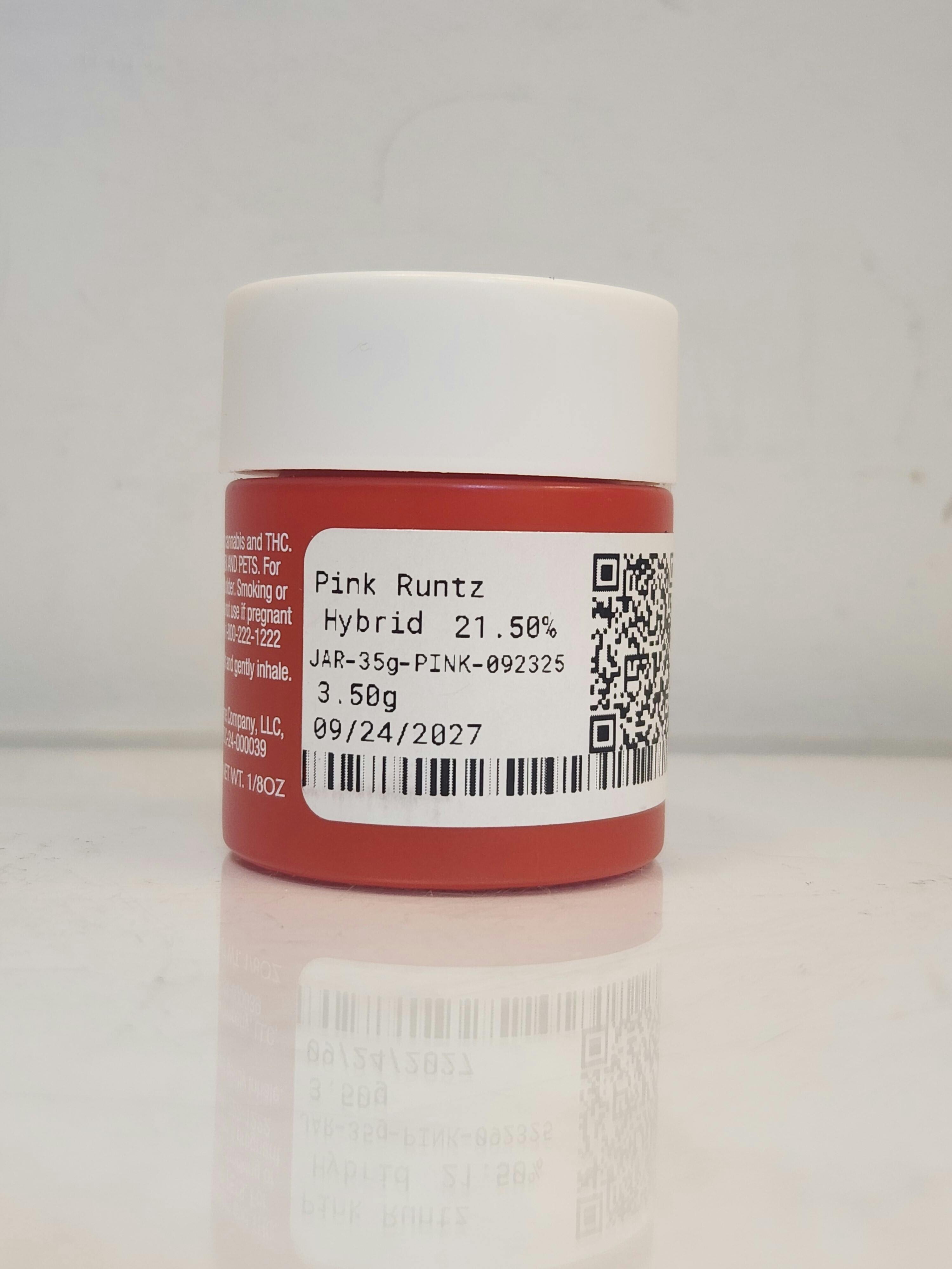 Flower- Pink Runtz 3.5g/ ITEM #509J