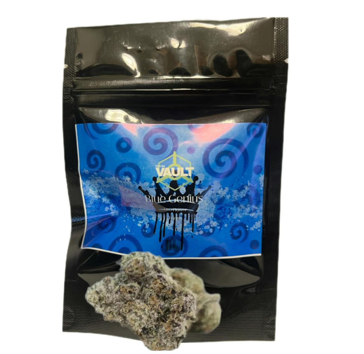 CBD VAULT - FLOWER | BLUE GENIUS | 1G ITEM #458BG