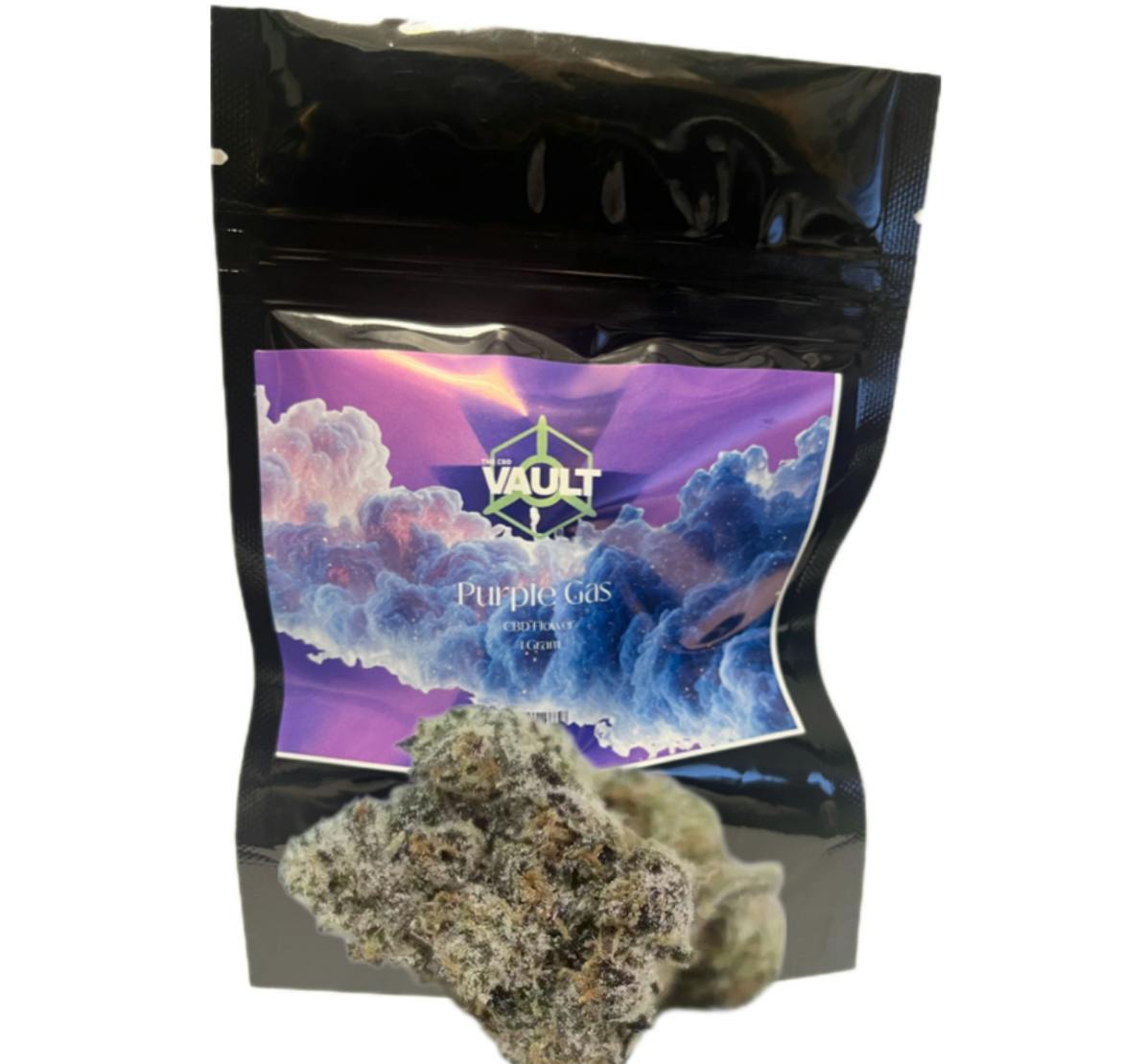 CBD VAULT - FLOWER | PURPLE GAS | 1G ITEM #687PG