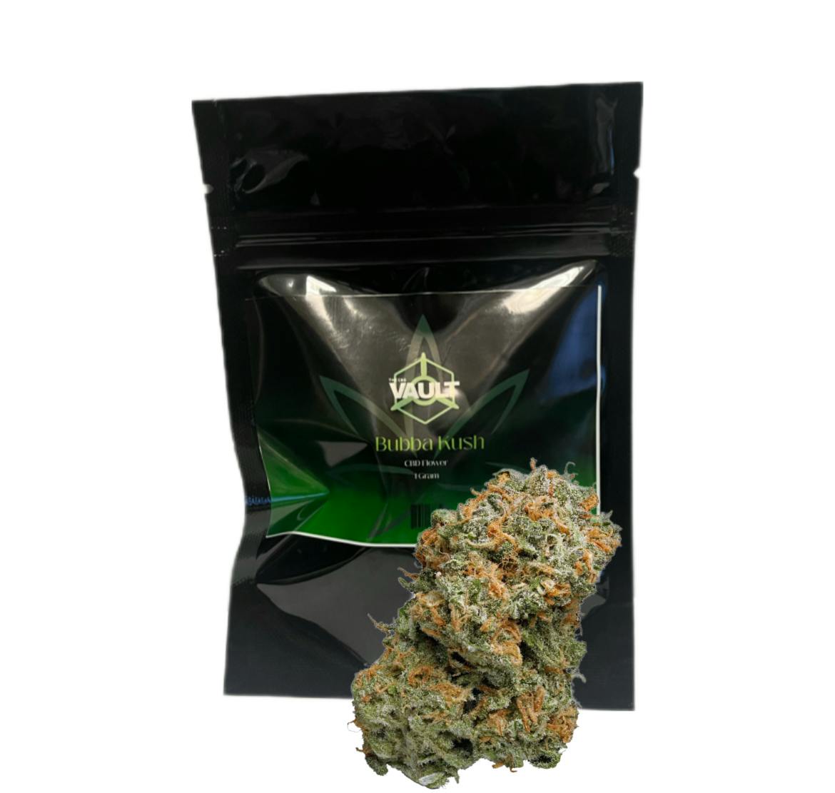 CBD VAULT - FLOWER | BUBBA KUSH | 1G ITEM #501BK