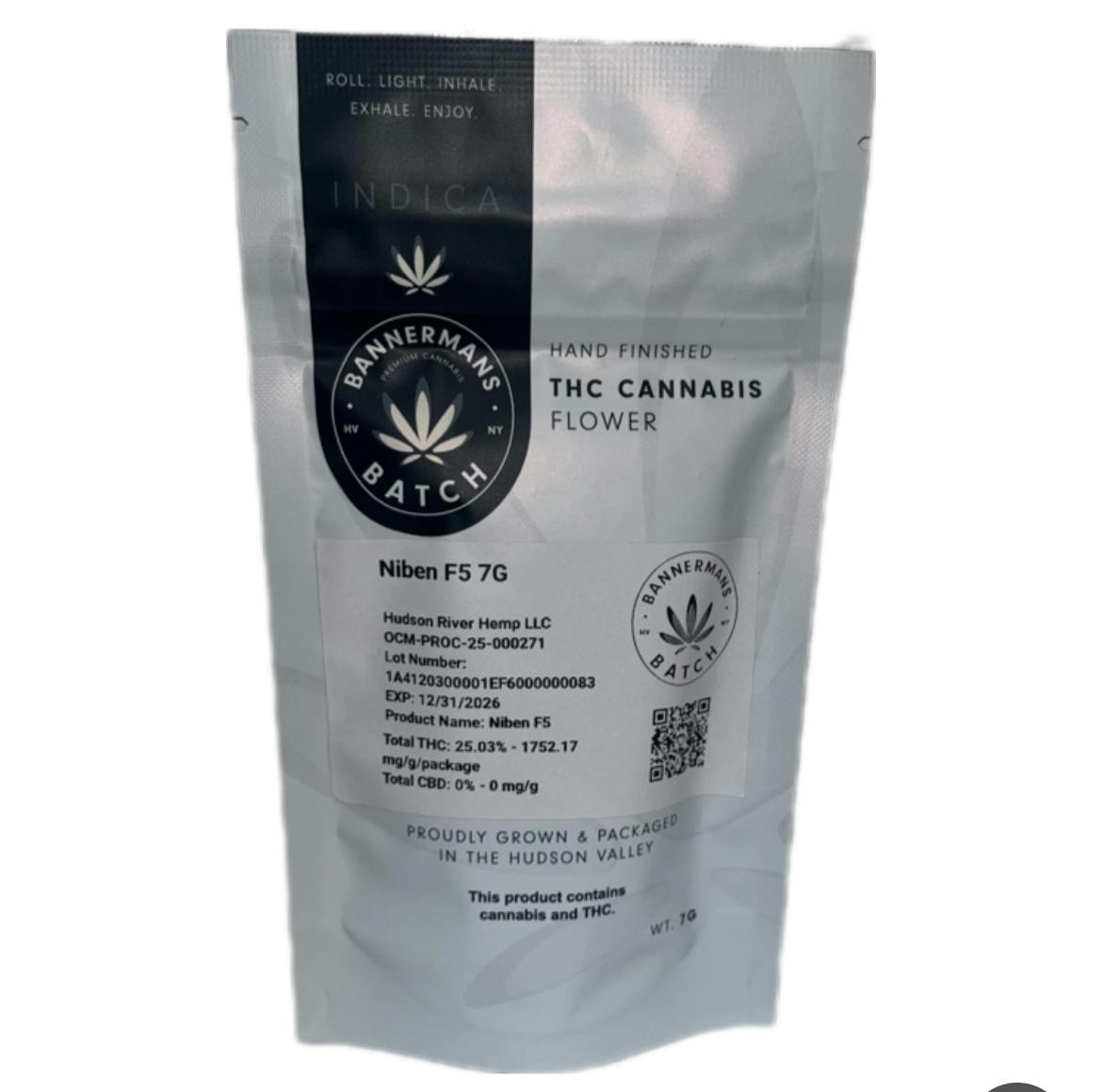 Bannermans Batch - Niben F5 Flower 7G | ITEM #585NB