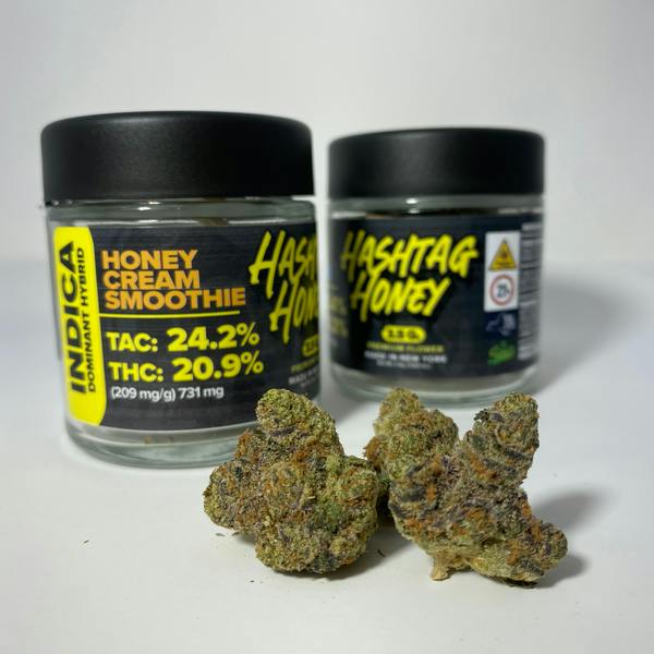 HASHTAG HONEY - Cream Smoothie Flower 3.5G Jar ITEM #655HH