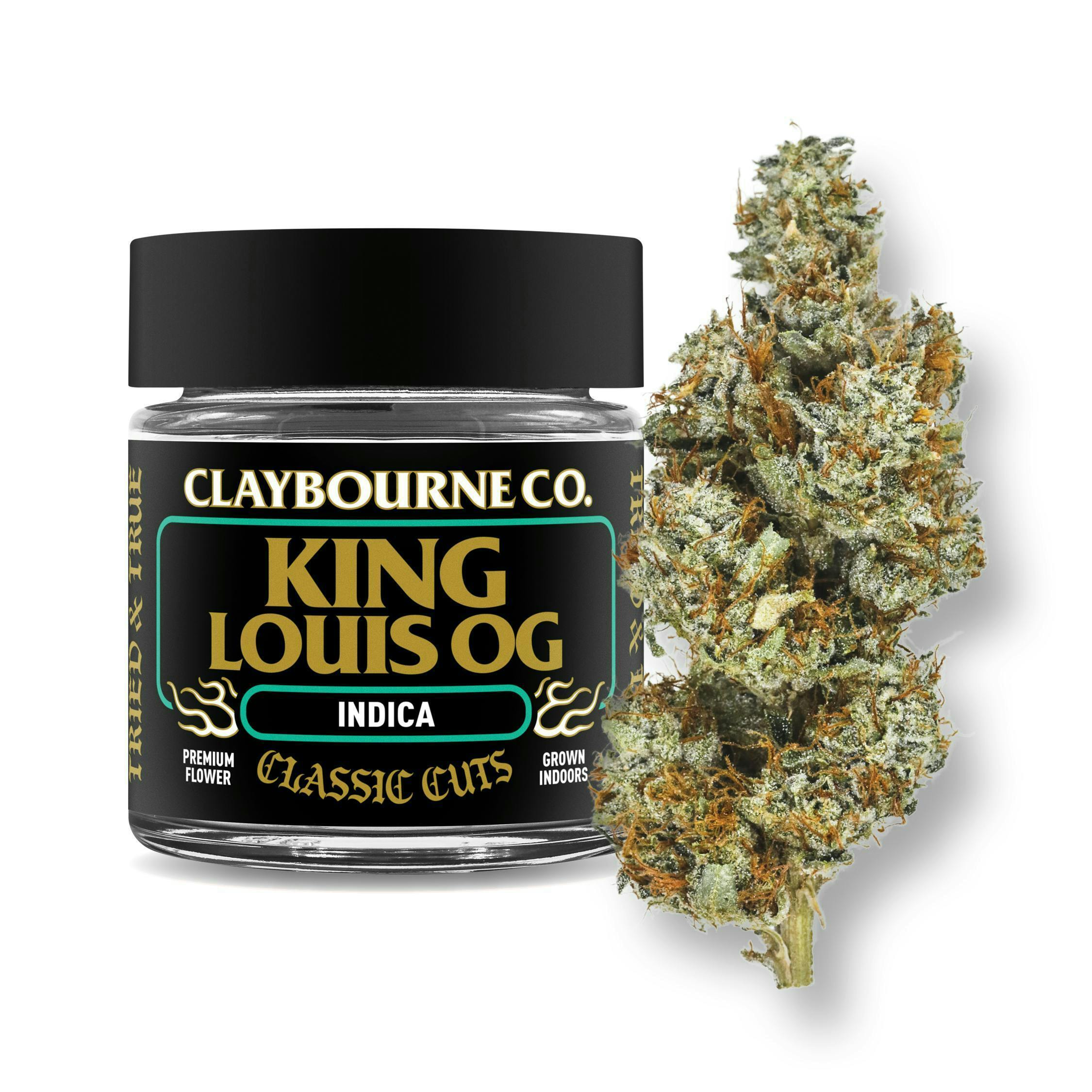 Claybourne Classic Cuts - Large Bud - 3.5g - Indoor King Louis OG ITEM #662KLO