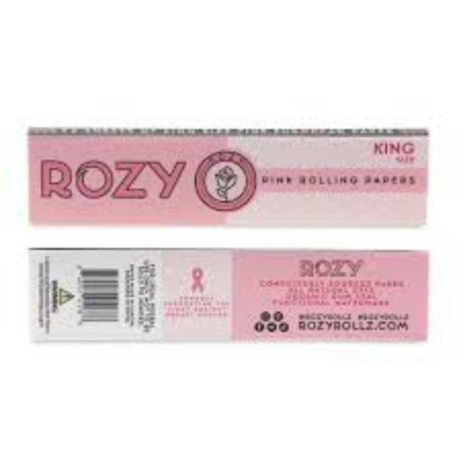 Rozy Pink Rolling Papers - King Size