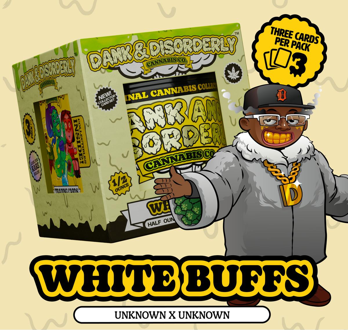 Dank & Disorderly - White Buffs 14g cannabis product