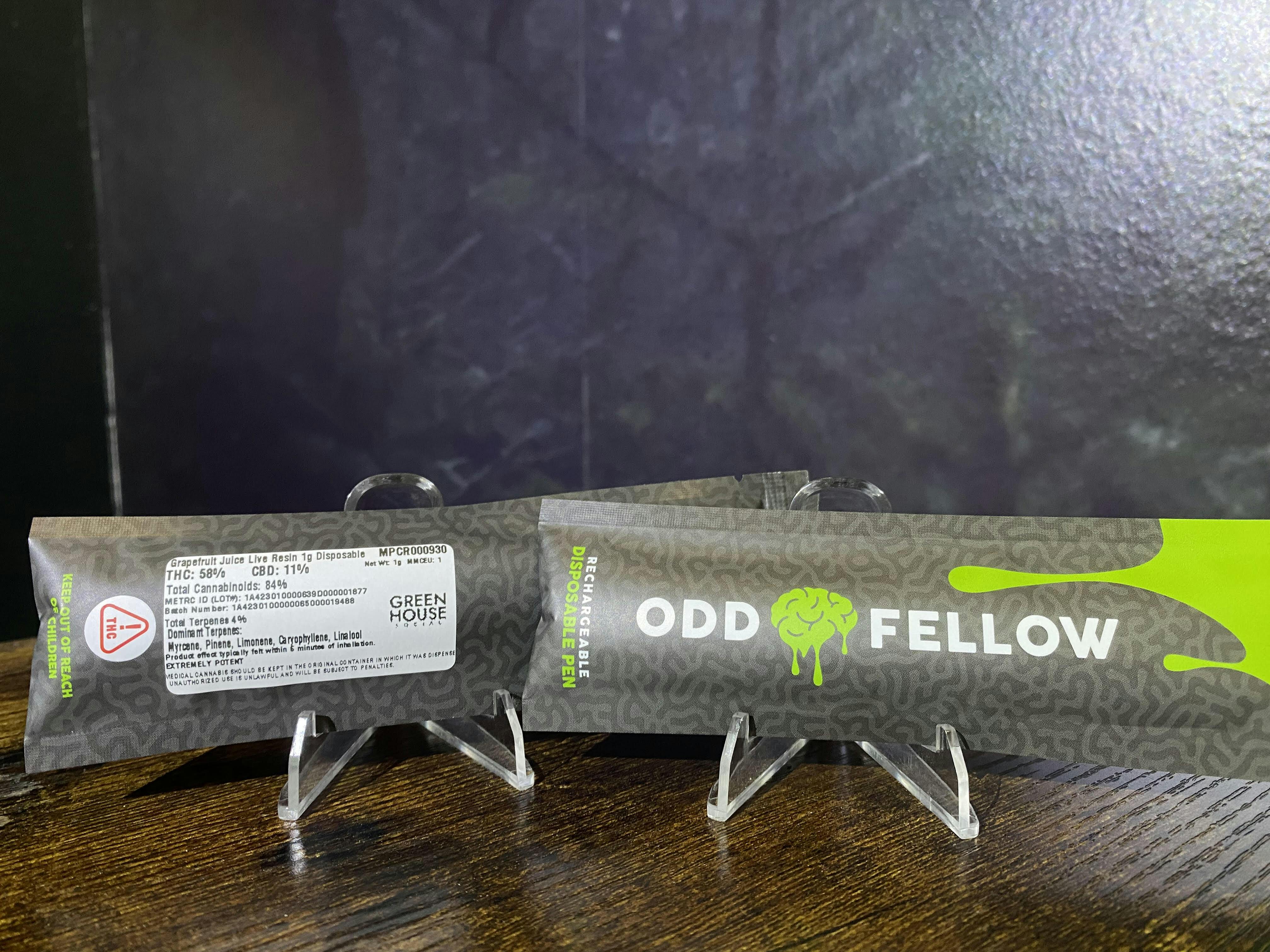 odd fellow tobacco products Oddfellow Wellness Vape Pens