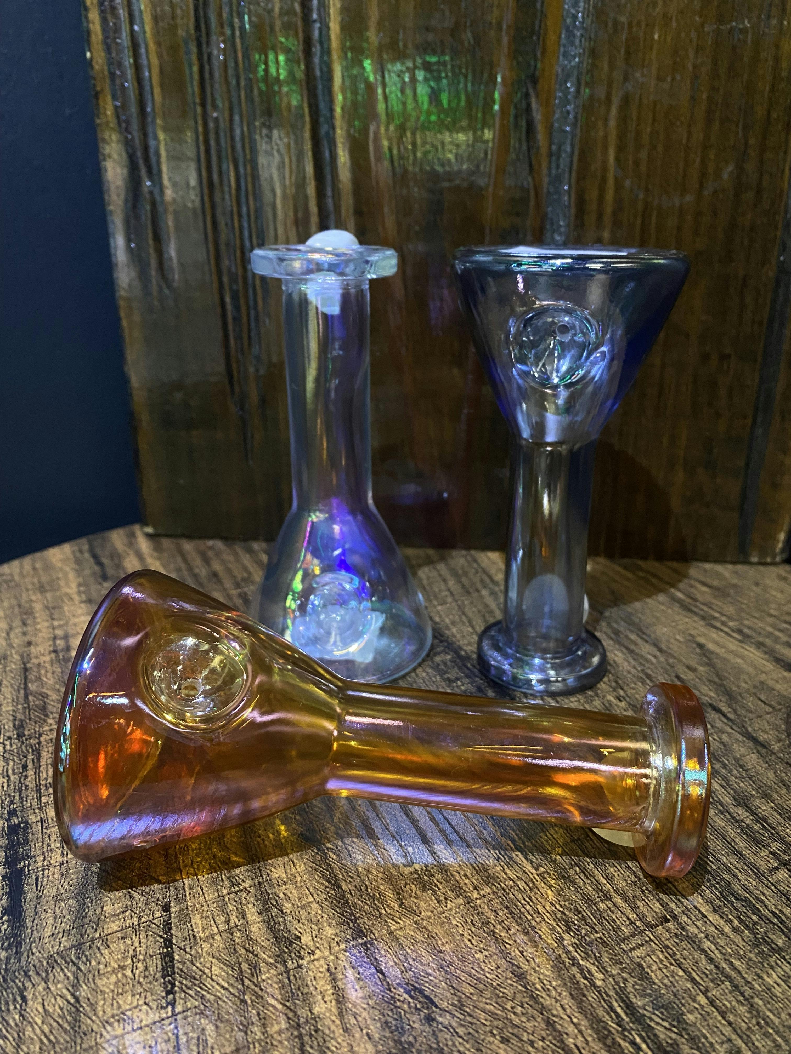 Electroplated Glass Pipe | 5"