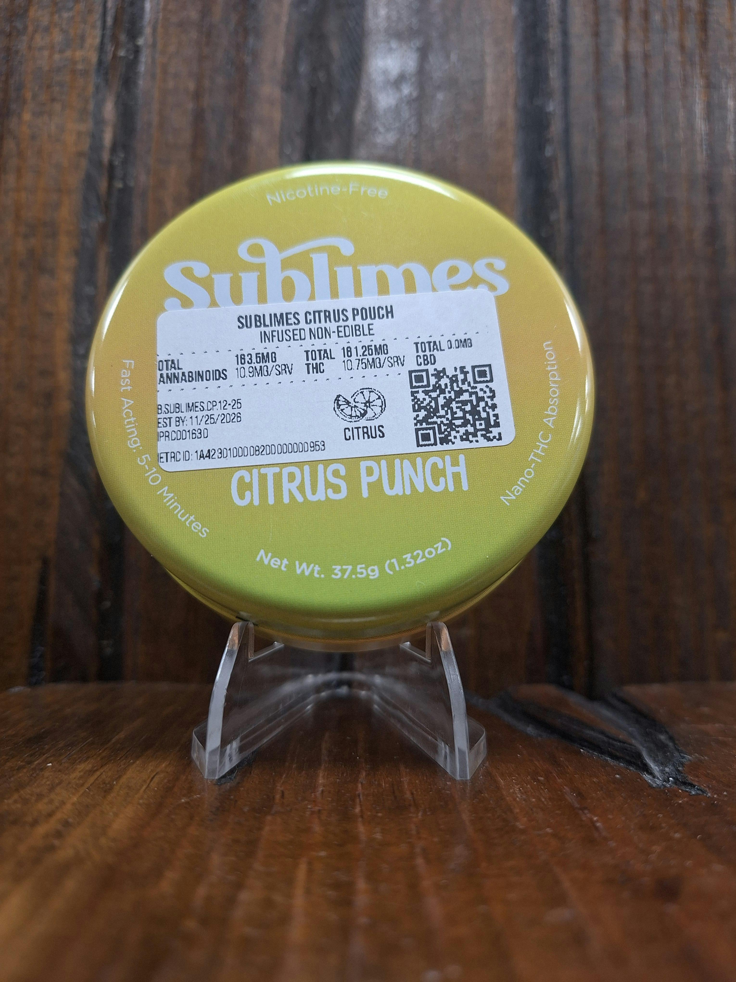 Citrus Punch | 150mg Pouches | Sublimes at Oddfellow Wellness