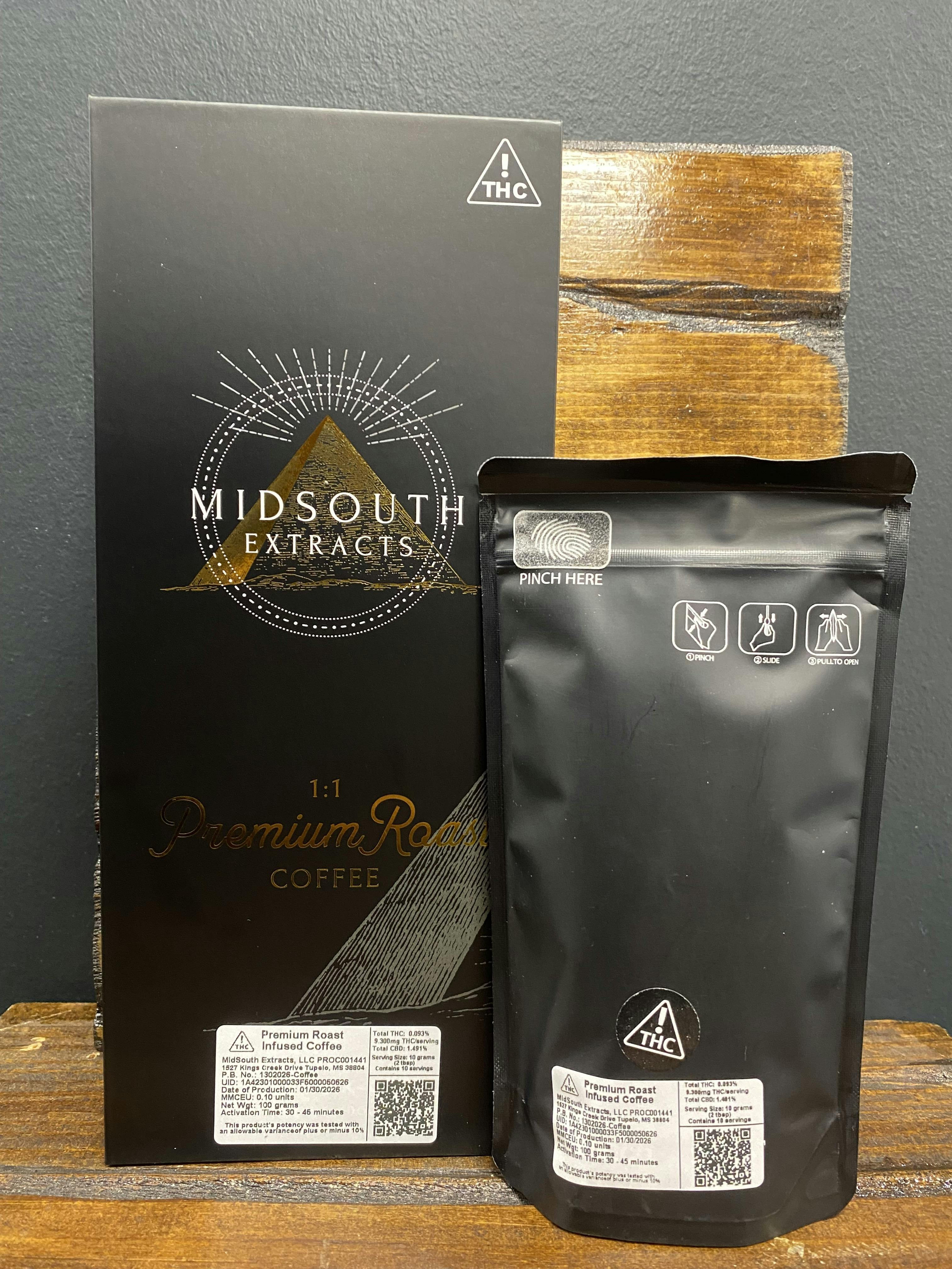 Infused Premium Coffee | 100mg | Midsouth