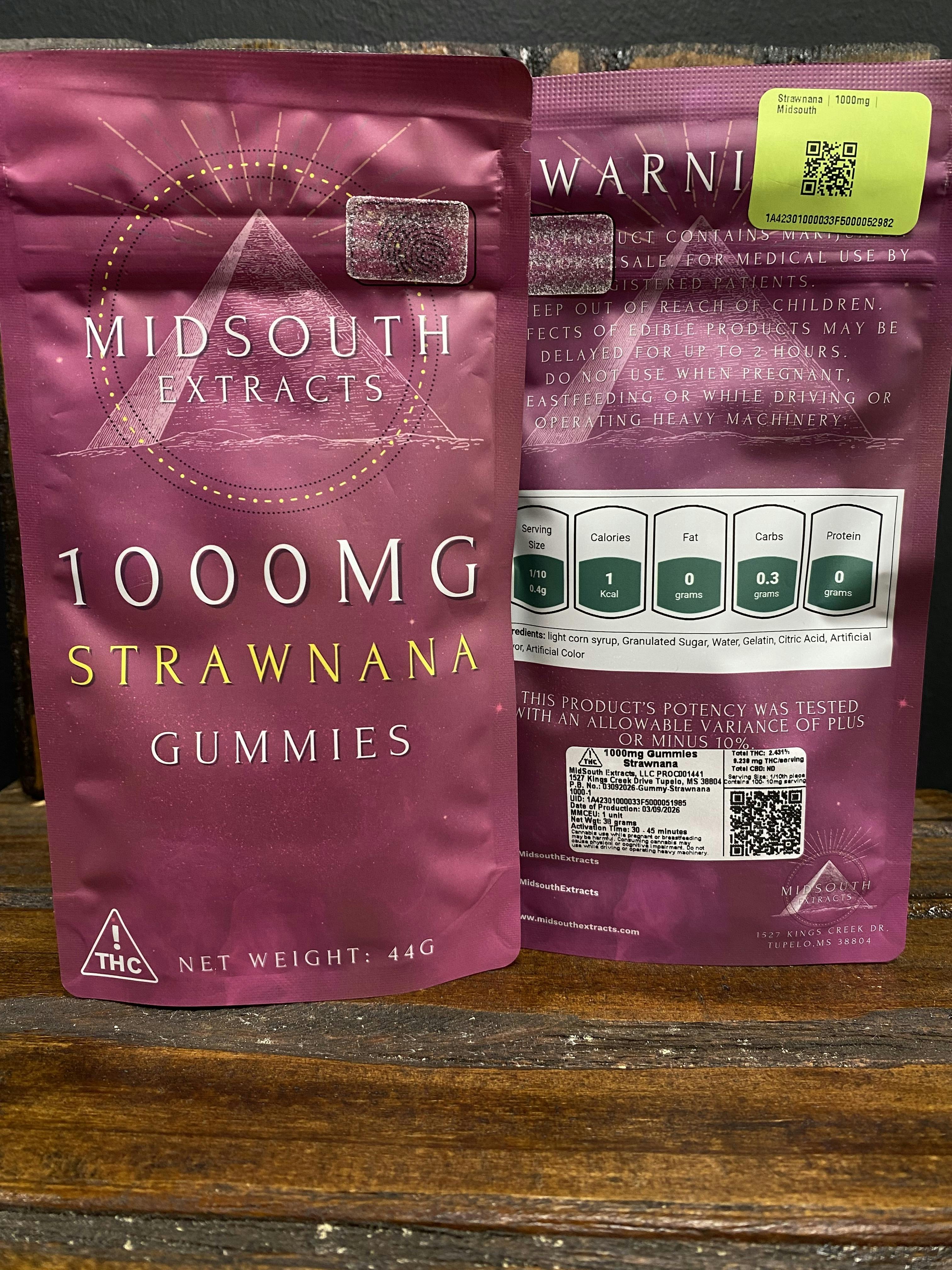 Strawnana | 1000mg | Midsouth