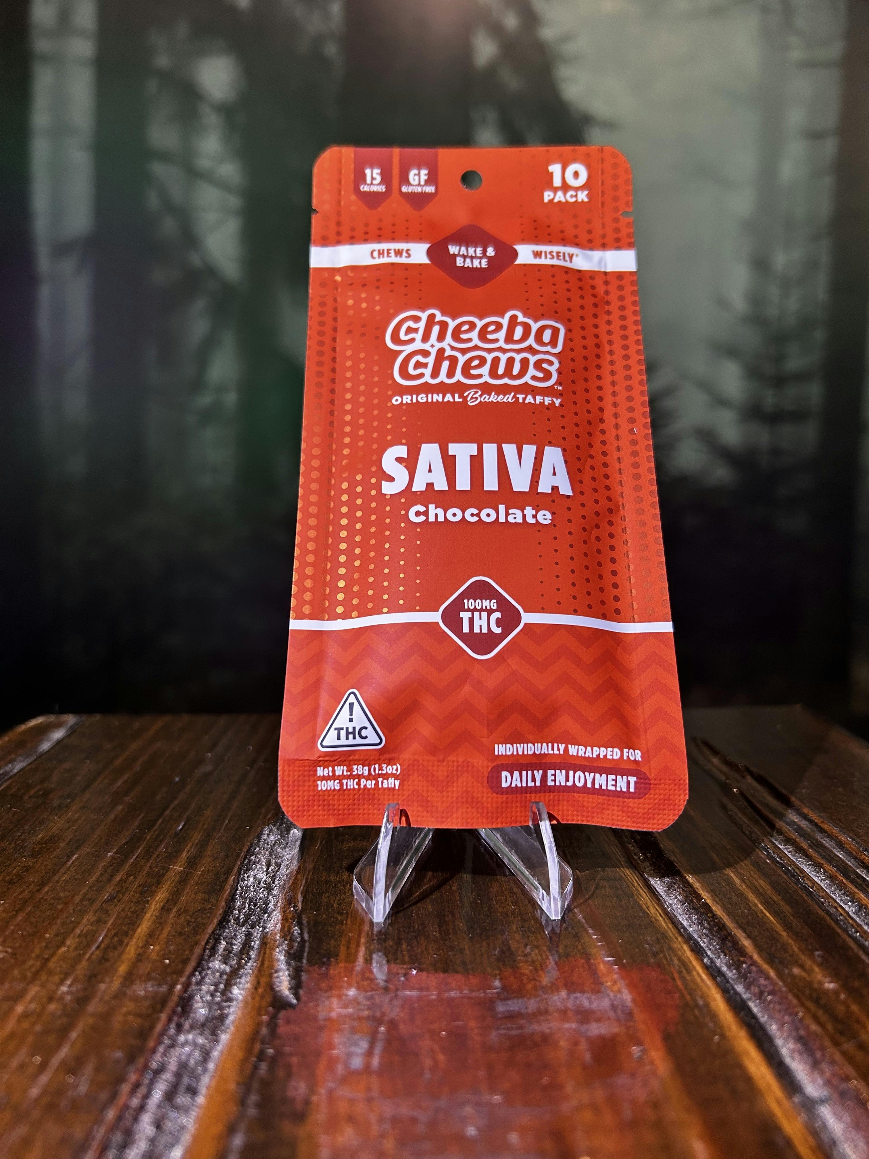 Sativa Chocolate | 100mg | Cheeba Chews