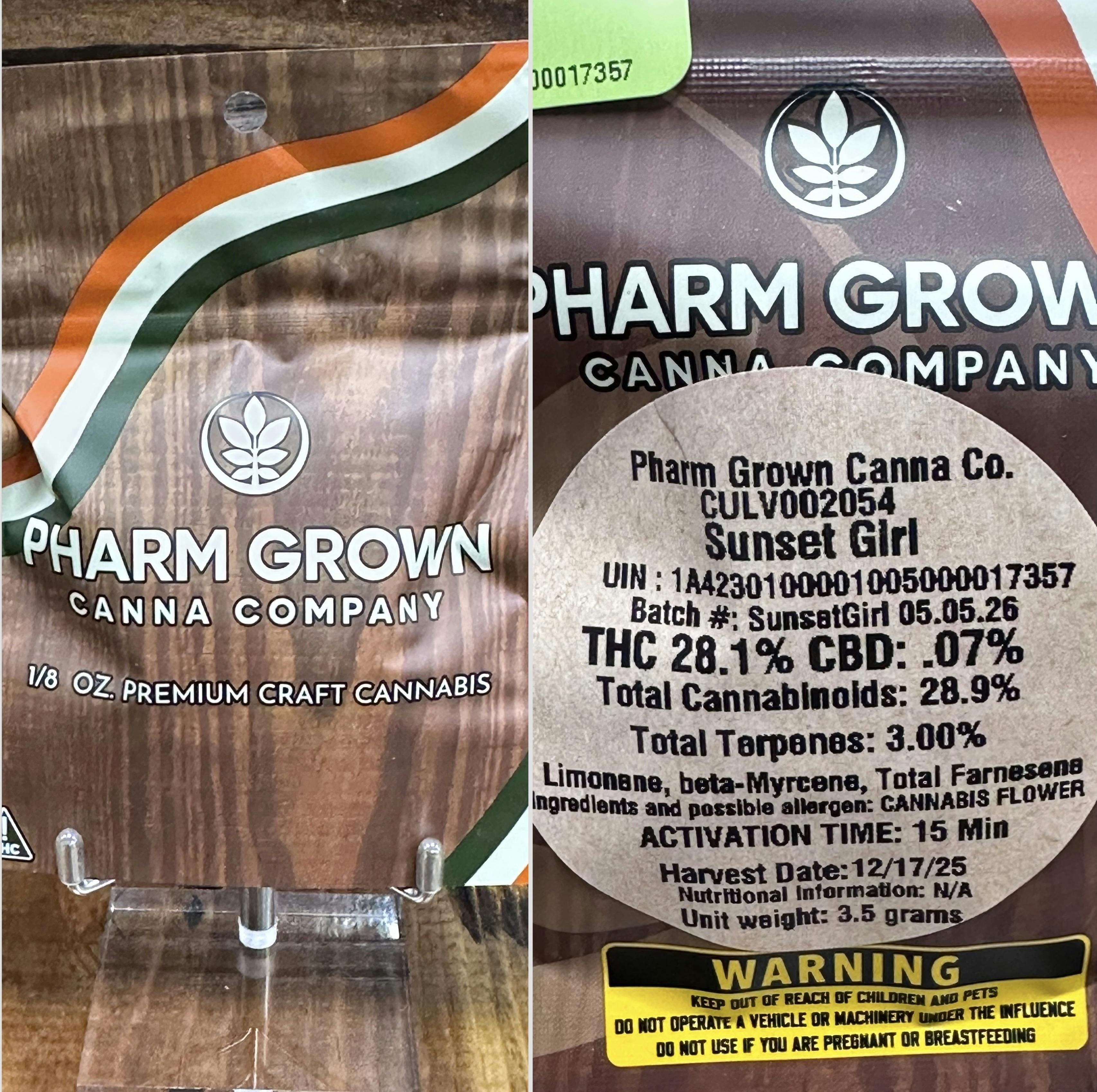 Sunset Girl | 3.5g | Pharm Grown